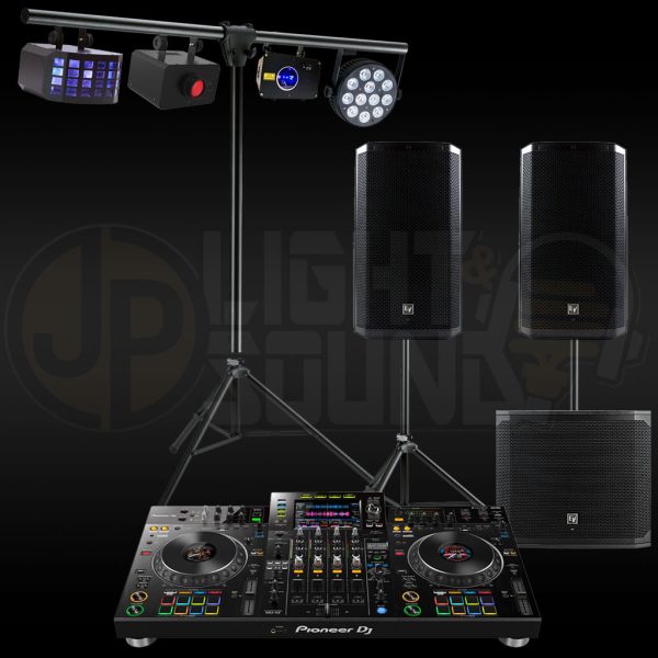 Bass DJ Party Light and Sound Package - JP Light & Sound