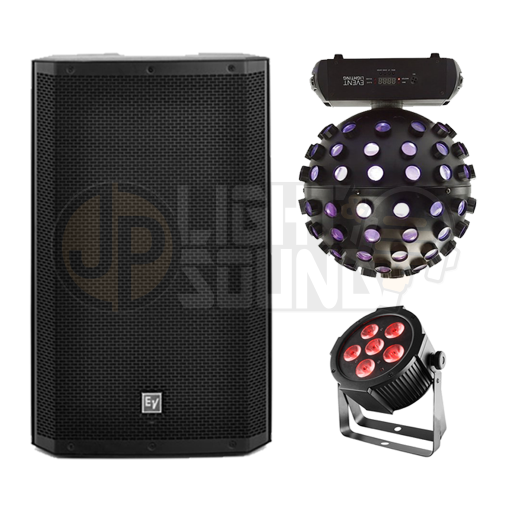 Basic Event Light & Sound Package - JP Light & Sound - Adelaide DJ Party Equipment Hire - DJ Services, Audio, Event Lighting