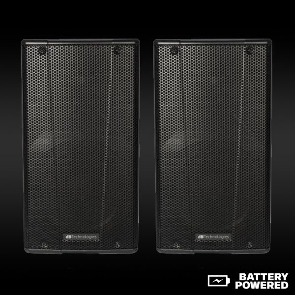 2x DB Technologies Battery Powered Speaker JP Light & Sound Adelaide