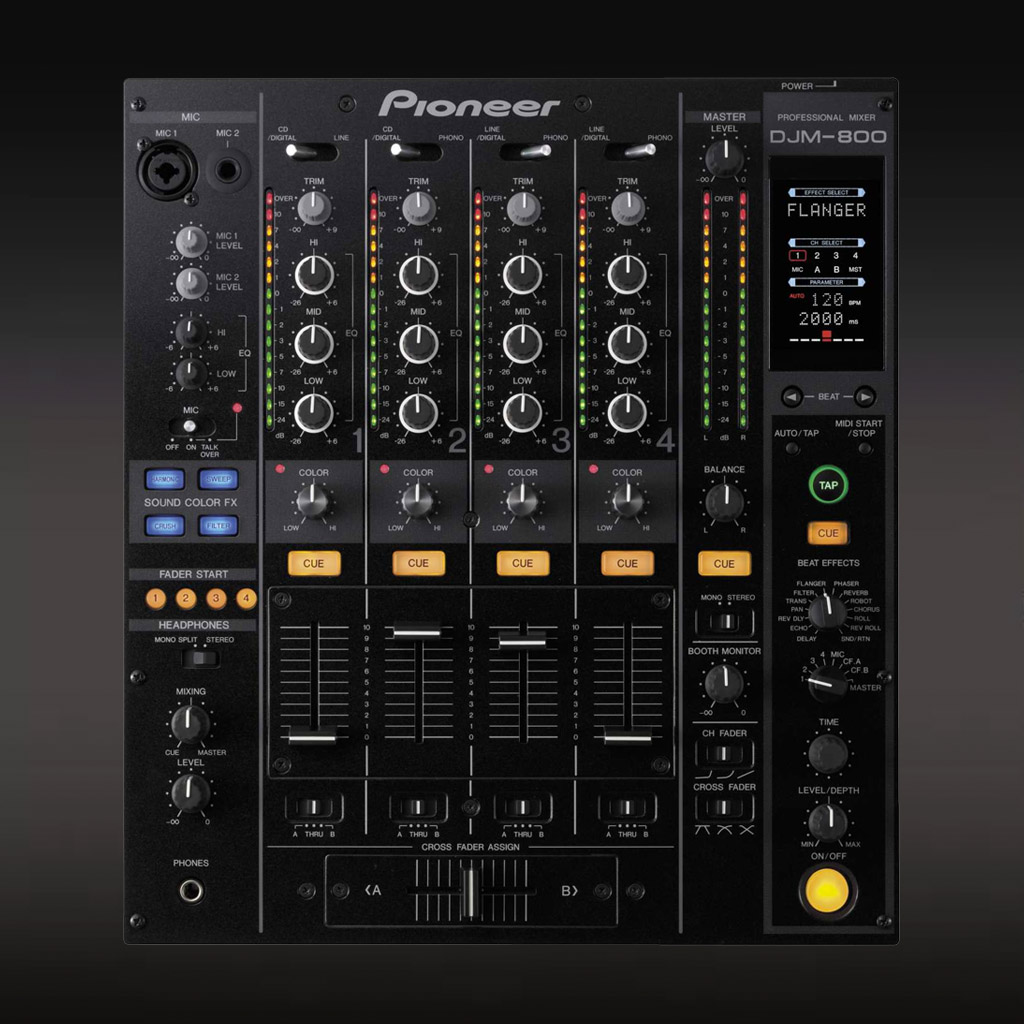 Pioneer DJM-800 DJ ミキサーパイオニア - DJ機材