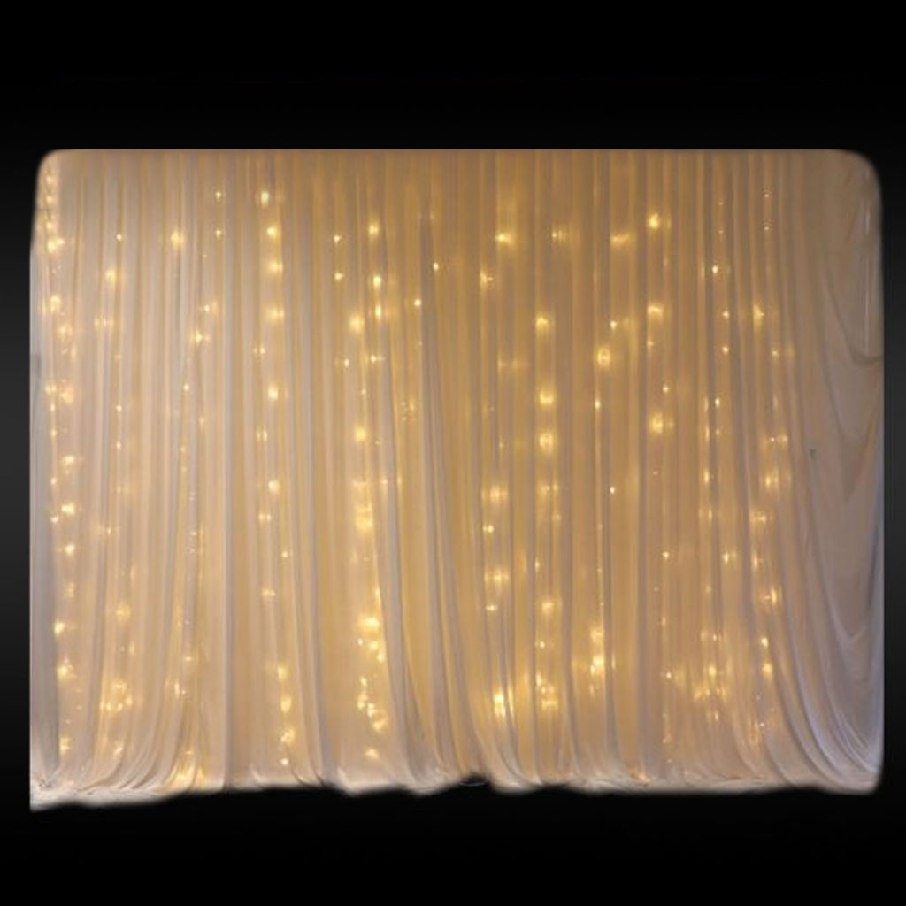 Fairy Light Curtain Backdrop - JP Light & Sound Hire