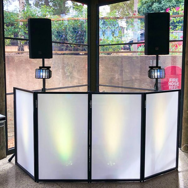 Wedding DJ Facade - JP Light & Sound Hire