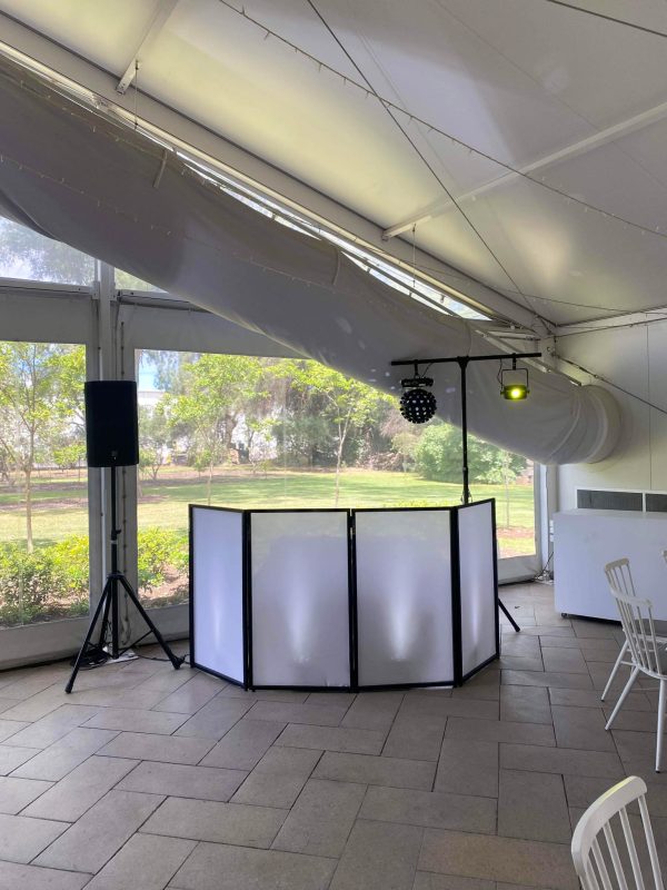 Wedding DJ Facade - JP Light & Sound Hire