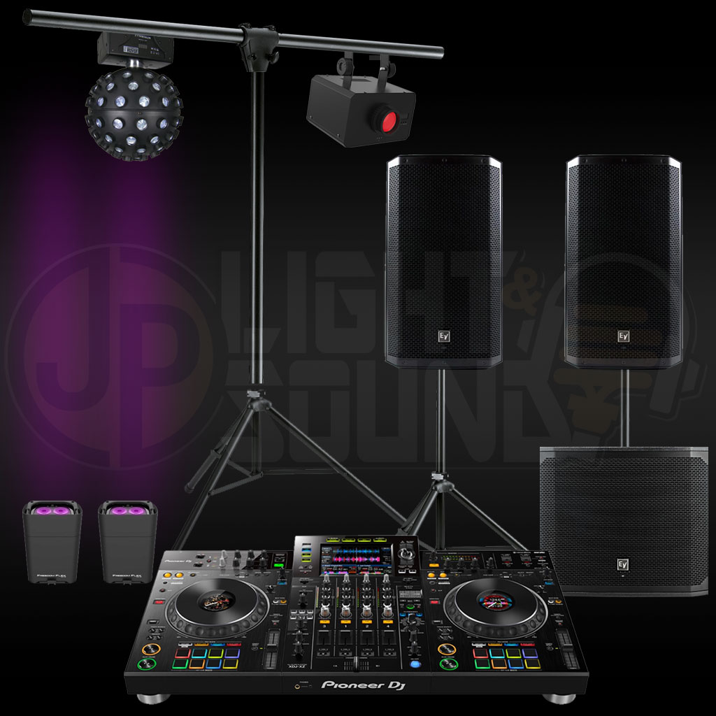 Bass Elegant DJ Light & Sound Package Hire- JP Light & Sound